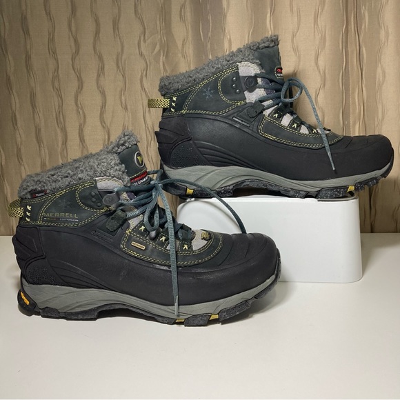 Merrell Winterlude 6 Continuum Women’s 10 Primaloft 200 Gram Vibram Warm Boots - Picture 3 of 16
